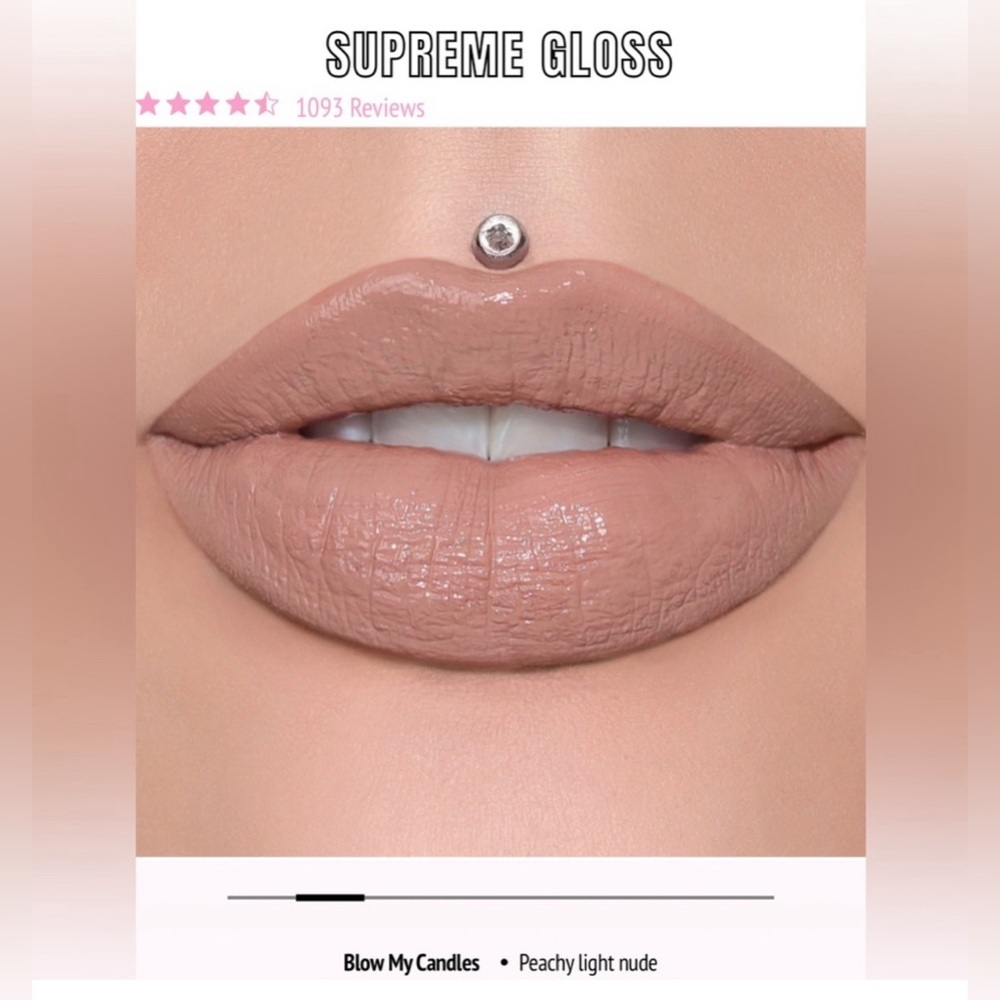 JEFFREE STAR BLOW MY CANDLES SUPREME LIP GLOSS NEW IN BOX